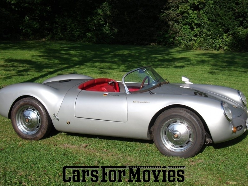 CarsForMovies | Porsche 550 Spyder Replica 1991 Deutschland Silber Rot Zivilfahrzeug Cabrio Bayern 3030 Nachbau Sportwagen